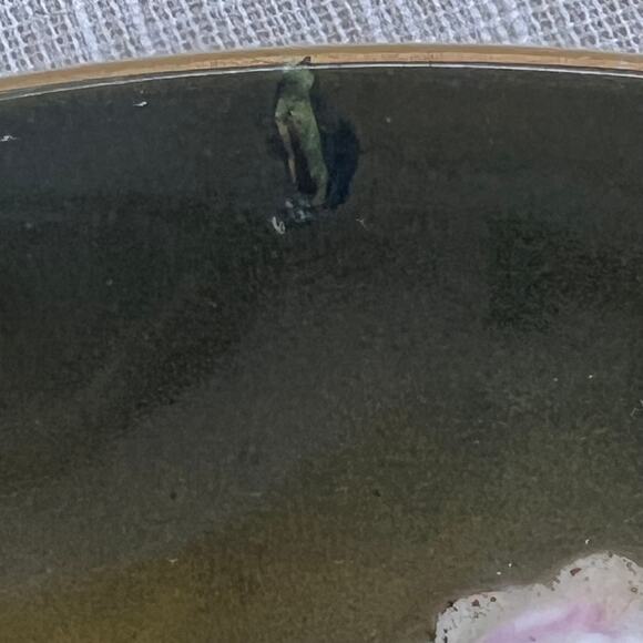 Vintage RS Germany Handled Plate Reinhold Schlegelmilch Floral Pink Roses 10 In - Picture 6 of 7